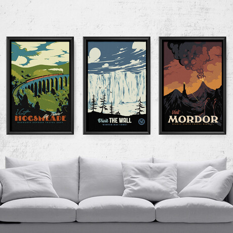 Magical Destination Series // Harry Potter // Game of Thrones // Lord of the Rings (17"H X 11"W)