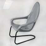 Woosah Chair // Set of 2 // Gray Seat + Black Frame