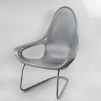 Woosah Chair // Set of 2 // Gray Seat + Gray Frame