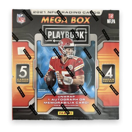 2021 Panini Playbook Football Mega Box // Chasing Rookies (Jones, Lawrence, Wilson, Fields, Lance, Chase Etc.) // Sealed Box Of Cards