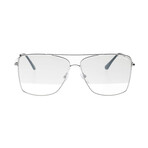 Unisex Mangus 02 Aviator Sunglasses // Silver + Silver