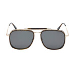 Men's Huck Irregular Sunglasses // Havana + Gray