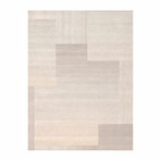 Jules Collection // Hand-Tufted Silver + Blue Area Rug (5' 0" X  8' 0")