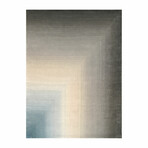 Jules Collection // Hand-Tufted Gray + Aqua Area Rug (8' 9" X 11' 9")