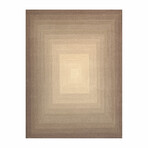 Jules Collection // Hand-Tufted Brown + Ivory Area Rug (5' 0" X  8' 0")