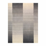 Jules Collection // Hand-Tufted Silver + Ivory Area Rug (7' 9" X  9' 9")