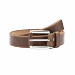 Coraggio Leather Belt // Natural (36)