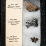 Meteorite Assortment In Display Box