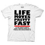 FBDO Life Moves Pretty Fast T-Shirt // White (XL)