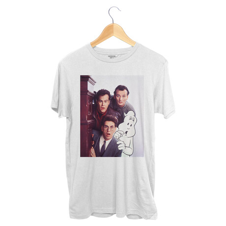 Ghostbusters Group Photo T-Shirt // White (S)