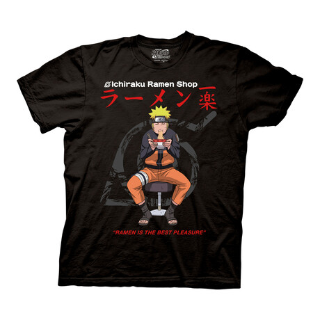 Naruto Shippuden Ichiraku Ramen Shop T-Shirt // Black (S)