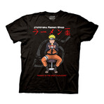 Naruto Shippuden Ichiraku Ramen Shop T-Shirt // Black (2XL)