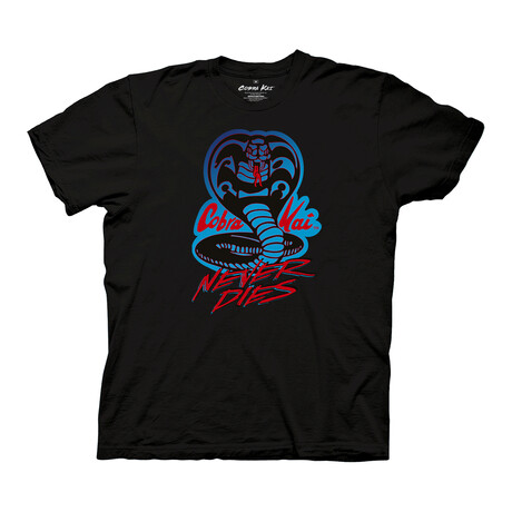 Cobra Kai Never Dies Logo T-Shirt // Black (S)