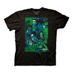 Ghostbusters Joshua Budich Illustrated Poster T-Shirt // Black (L)