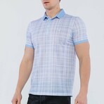 Short Sleeve Polo Shirt // Blue (3XL)