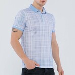 Short Sleeve Polo Shirt // Blue (2XL)