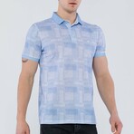 Tobias Short Sleeve Polo Shirt // Blue (L)