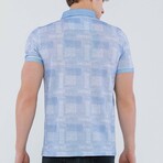 Tobias Short Sleeve Polo Shirt // Blue (L)