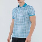 Benny Short Sleeve Polo Shirt // Turquoise (L)