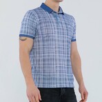 Casey Short Sleeve Polo Shirt // Navy (L)