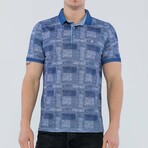 Edson Short Sleeve Polo Shirt // Navy (2XL)
