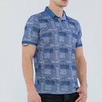 Edson Short Sleeve Polo Shirt // Navy (2XL)