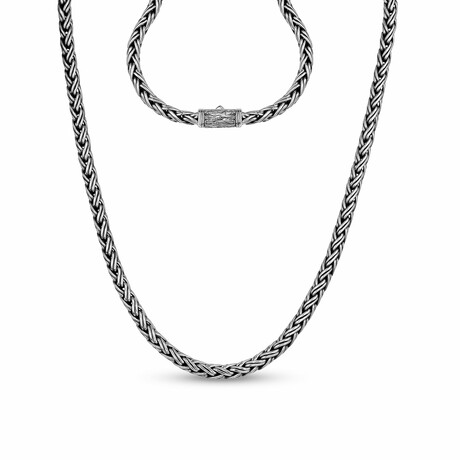 Contemporary Chain Necklace // 4.5mm // Silver (20")