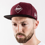 Ares Snapback Cap // Red + Black