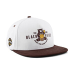 Good Things Inc. Vol. II Snapback Cap // White + Brown