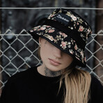 Black Beauty Bucket Hat // Black Floral