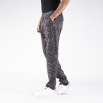 Leopard Print Pants // Vizone + Black (S)