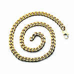 Cuban Link 10mm Chain Necklace // 24" // 18k Gold-Plated Stainless Steel