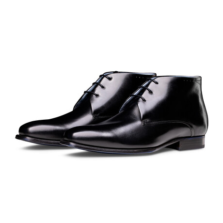 Leather Dress Boots // Black (US: 8)