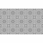 Azulejos Shade of Baroque Gray Tile Stickers // Set of 15 (11.5"L x 19.5"W Area)