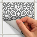 Témara Oriental Tile Stickers // Set of 9 (11.5"L x 11.5"W Area)