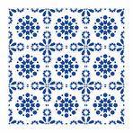 Dessouk Oriental Cement Tile Stickers // Set of 9 (11.5"L x 11.5"W Area)