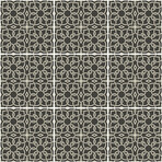 Hadera Oriental Tile Stickers // Set of 9 (11.5"L x 11.5"W Area)