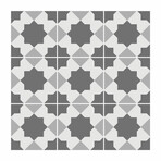 Tire Oriental Tile Stickers // Set of 9 (11.5"L x 11.5"W Area)