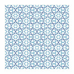 Ajman Oriental Cement Tile Stickers  // Set of 9 (11.5"L x 11.5"W Area)