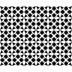 Mansourah Oriental Tile Stickers // Set of 30 (24.5"L x 19.5"W Area)