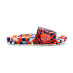 Auburn University Tigers Slydr // Orange + Navy Blue + White (US: 10)