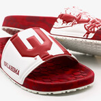 University of Oklahoma Sooners Slydr // Red + White + Crimson (US: 8)