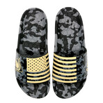 West Point Military Academy Army Black Knights Slydr // Black + Gold + Gray (US: 6)