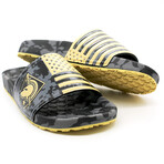 West Point Military Academy Army Black Knights Slydr // Black + Gold + Gray (US: 9)