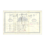 1902 // $200,000 The Peoples Bank Stock Certificate // 6 Shares // Gray