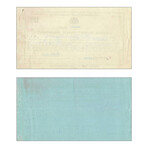 1917 Pennsylvania License Receipts- for Restaurant and Public Amusement // Set of Two// Norristown, PA