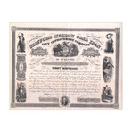 1858 // $100 Stafford Meadow Coal & Iron City Improvement Company Bond