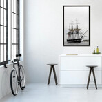 The World's Oldest Commissioned Warship, USS Constitution by Stocktrek Images (26"H x 18"W x 0.75"D)