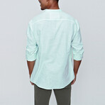 Long Sleeve Classic Collar Shirt // Turquoise (M)
