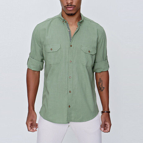 Long Sleeve Shirt // Green (S)